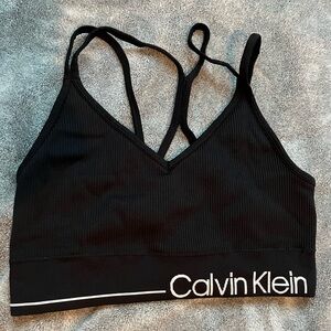 Calvin Klein Black Sports Bra